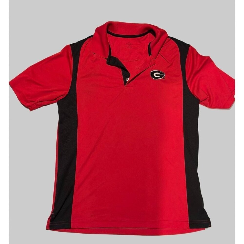 Mens Knights Apparel University Of Georgia GA Bulldogs Polo Shirt Mens Size M
